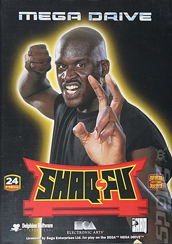 Shaq Fu - Sega Megadrive Cover & Box Art