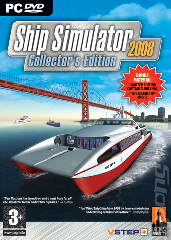Ship Simulator 2008: Collector's Edition - PC Cover & Box Art