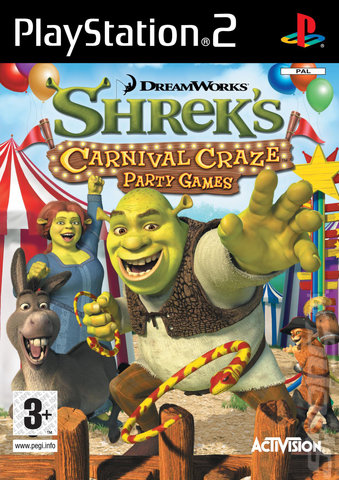 Shrek's Carnival Craze - PS2 Cover & Box Art