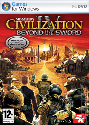 Sid Meier's Civilization IV: Beyond the Sword - PC Cover & Box Art