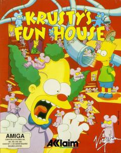 Simpsons: Krusty's Fun House - Amiga Cover & Box Art
