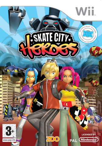 Skate City Heroes - Wii Cover & Box Art