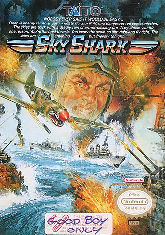 Sky Shark - NES Cover & Box Art