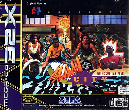 Slam City - Sega 32-X Cover & Box Art