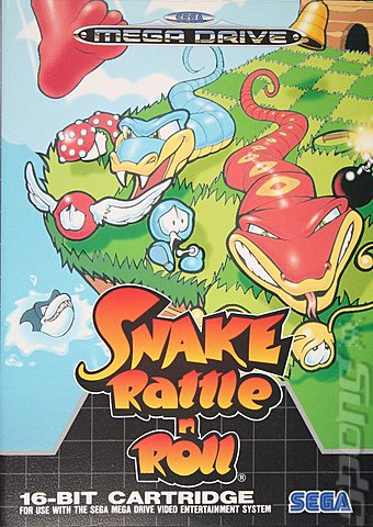 Snake Rattle 'n' Roll - Sega Megadrive Cover & Box Art