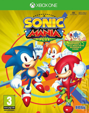 Sonic Mania Plus - Xbox One Cover & Box Art