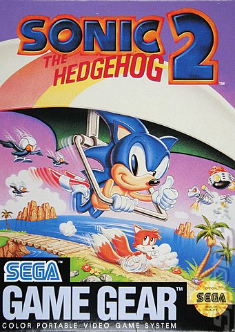 Sonic The Hedgehog 2 - Game Gear Cover & Box Art