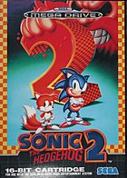 Sonic The Hedgehog 2 - Sega Megadrive Cover & Box Art