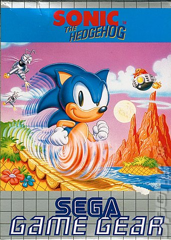 Sonic The Hedgehog - Game Gear Cover & Box Art