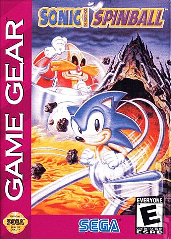 Sonic The Hedgehog Spinball - Game Gear Cover & Box Art