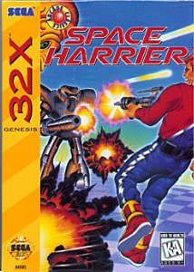 Space Harrier - Sega 32-X Cover & Box Art