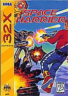 Space Harrier - Sega 32-X Cover & Box Art