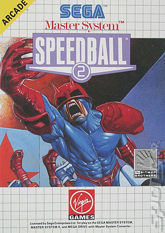 Speedball 2 - Sega Master System Cover & Box Art