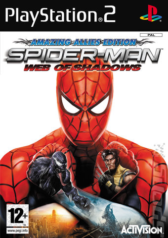 Spider-Man: Web of Shadows - PS2 Cover & Box Art