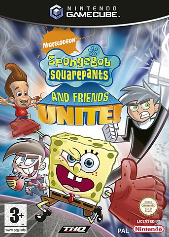 SpongeBob Squarepants and Friends Unite! - GameCube Cover & Box Art