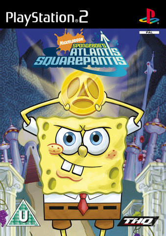 SpongeBob's Atlantis Squarepantis - PS2 Cover & Box Art