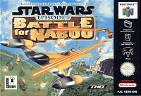 Star Wars Episode 1: Battle for Naboo - N64 Cover & Box Art