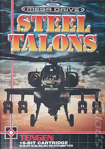 Steel Talons - Sega Megadrive Cover & Box Art