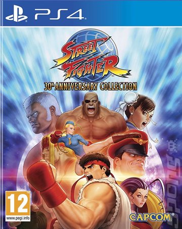 Street Fighter 30th Anniversary Collection - PS4 Cover & Box Art