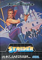 Strider - Sega Megadrive Cover & Box Art
