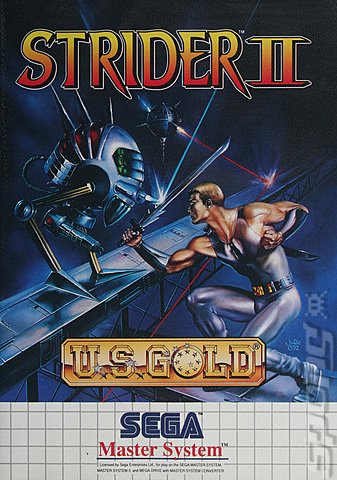 Strider II - Sega Master System Cover & Box Art