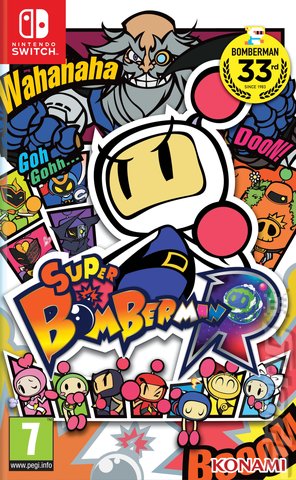 Super Bomberman R - Switch Cover & Box Art