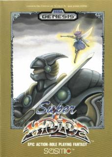 Super Hydlide - Sega Megadrive Cover & Box Art