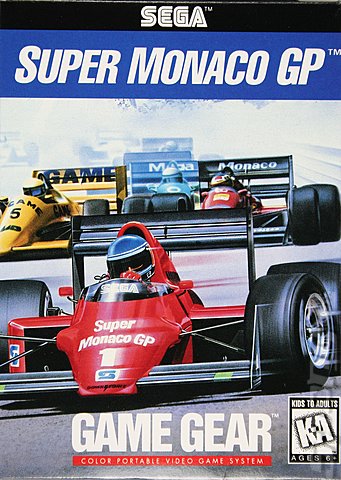 Super Monaco GP - Game Gear Cover & Box Art