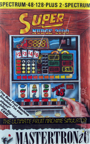 Super Nudge 2000 Fruit Machine Simulator - Spectrum 48K Cover & Box Art
