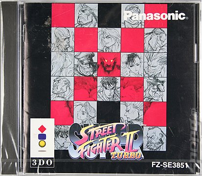 Super Street Fighter II Turbo - 3DO Cover & Box Art