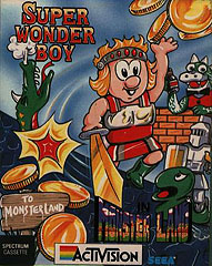 Super Wonderboy in Monsterland - Spectrum 48K Cover & Box Art
