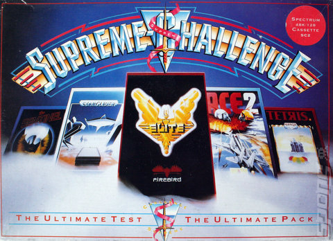 Supreme Challenge - Spectrum 48K Cover & Box Art