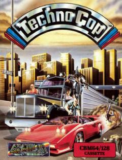 Techno Cop - C64 Cover & Box Art