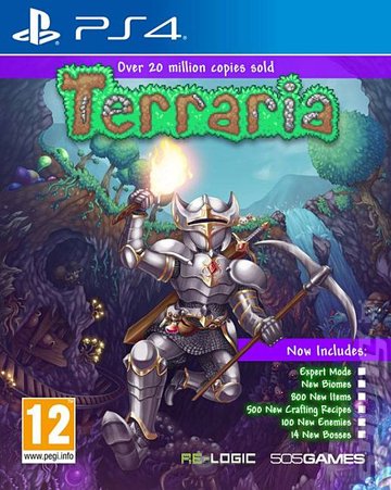 Terraria - PS4 Cover & Box Art