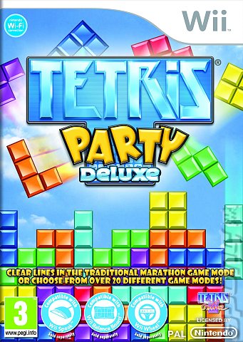 Tetris Party Deluxe - Wii Cover & Box Art