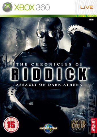 The Chronicles of Riddick: Assault on Dark Athena - Xbox 360 Cover & Box Art