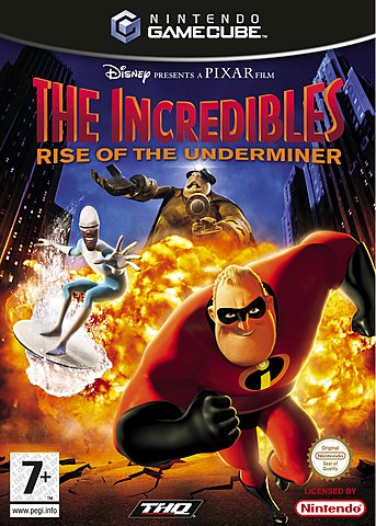 The Incredibles: Rise of the Underminer - GameCube Cover & Box Art