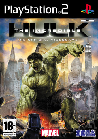 The Incredible Hulk - PS2 Cover & Box Art