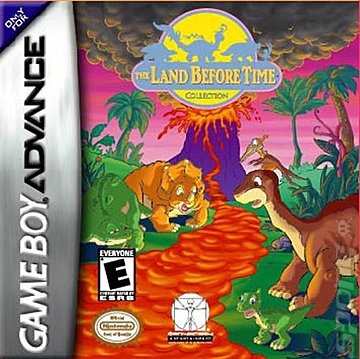 The Land Before Time - GBA Cover & Box Art