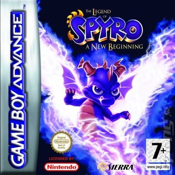 The Legend of Spyro: A New Beginning - GBA Cover & Box Art