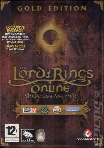 The Lord of the Rings Online: Shadows of Angmar Gold Edition - PC Cover & Box Art