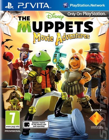The Muppets Movie Adventure - PSVita Cover & Box Art