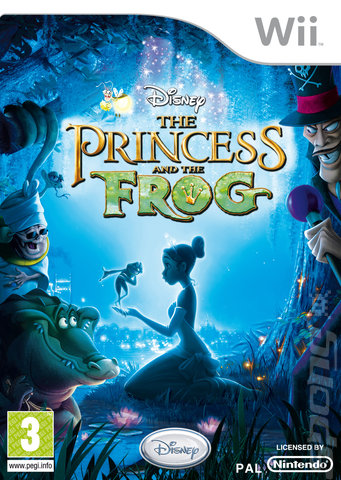 The Princess and the Frog - Wii Cover & Box Art