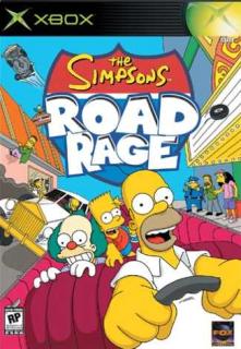 The Simpsons: Road Rage - Xbox Cover & Box Art