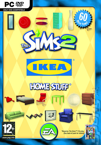 The Sims 2: Ikea Home Stuff - PC Cover & Box Art
