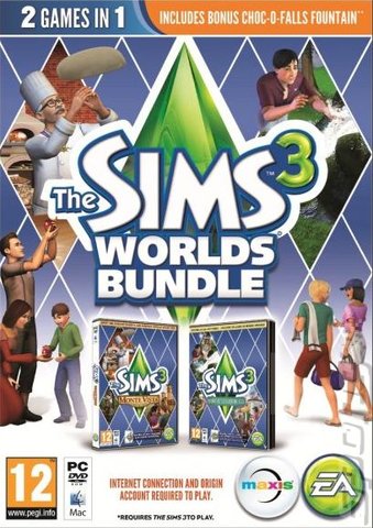 The Sims 3: Worlds Bundle - Mac Cover & Box Art