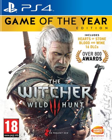 The Witcher 3: Wild Hunt: Game of the Year Edition - PS4 Cover & Box Art