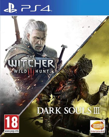 The Witcher III: Wild Hunt and Dark Souls III - PS4 Cover & Box Art
