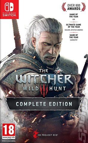 The Witcher 3: Wild Hunt: Game of the Year Edition - Switch Cover & Box Art