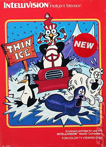 Thin Ice - Intellivision Cover & Box Art